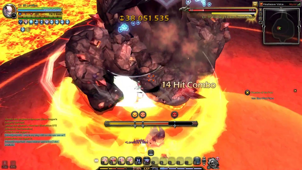 Dragon Nest SEA lv95 Windwalker Solo Volcano Nest HC