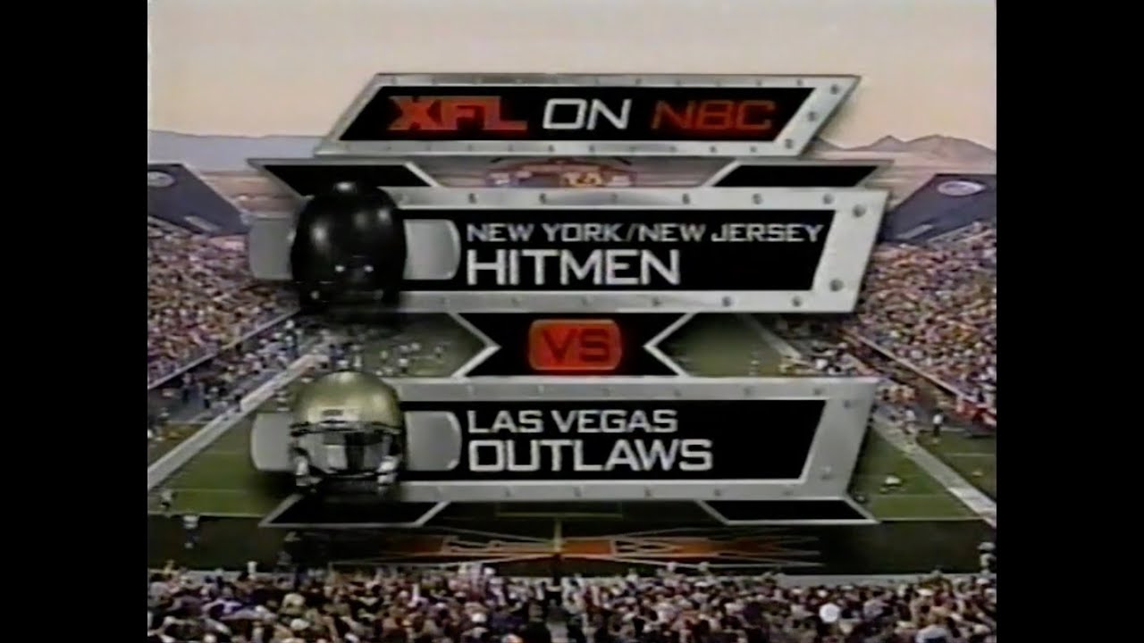 XFL N.Y/N.J. Hitmen @ Las Vegas Outlaws, Feb. 3, 2001