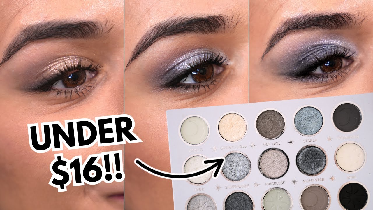 Creating 3 Different Looks with this Cool Toned Smoky Eye Palette (Moira Celestial Chic)