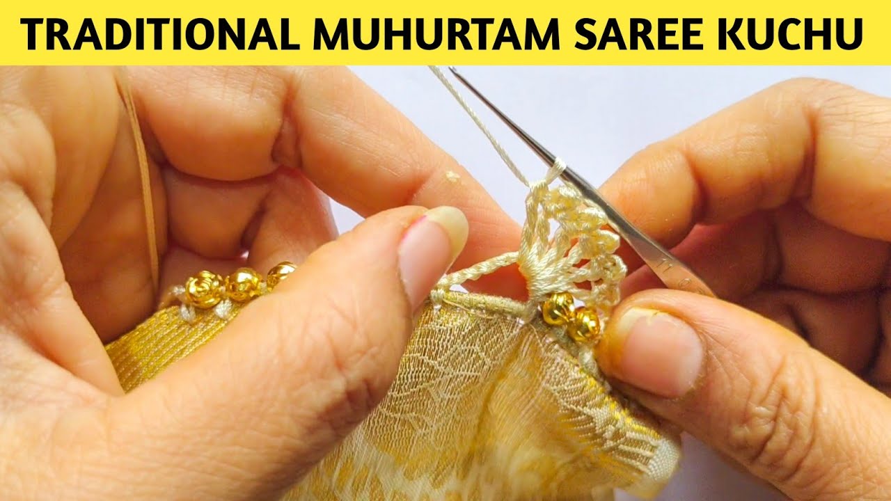 Traditional Muhurtam Saree Kuchu | Bridal Saree Kuchu Design | Anu Creations