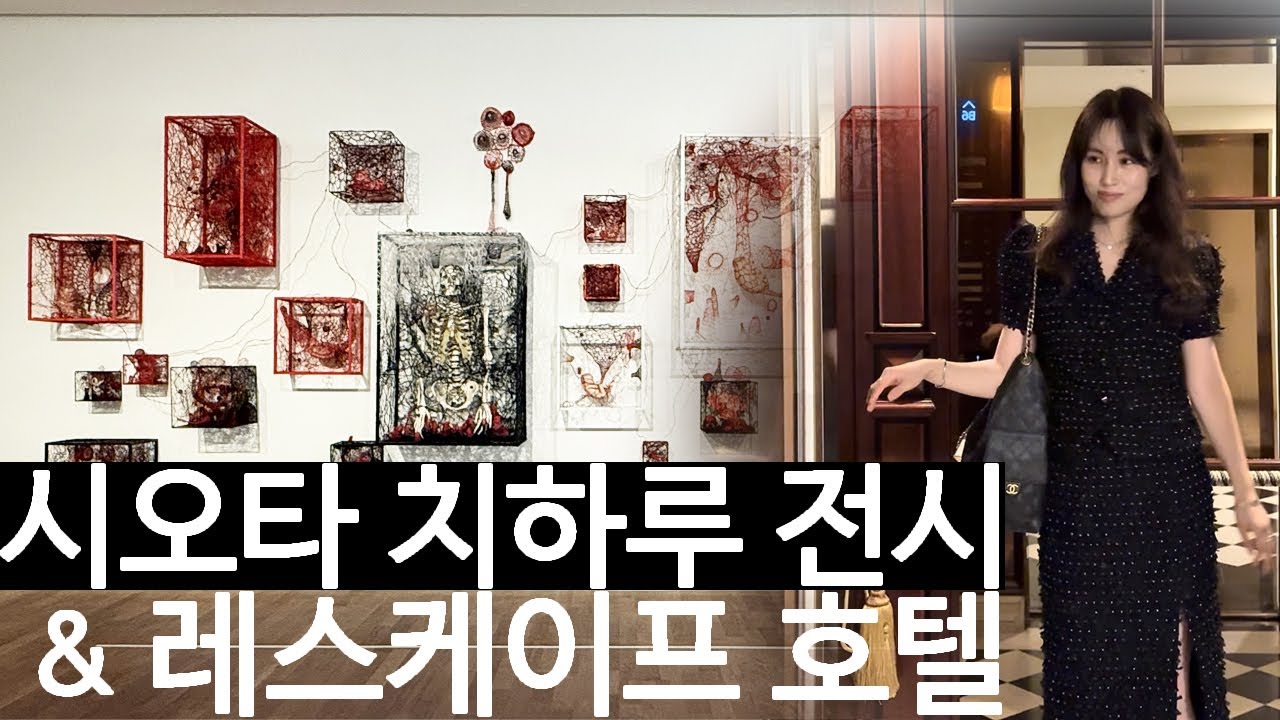 가나아트센터 시오타 치하루(Shiota Chiharu) 전시 관람과 레스케이프 호텔 마크다모르 바 트위드 셋업 일상