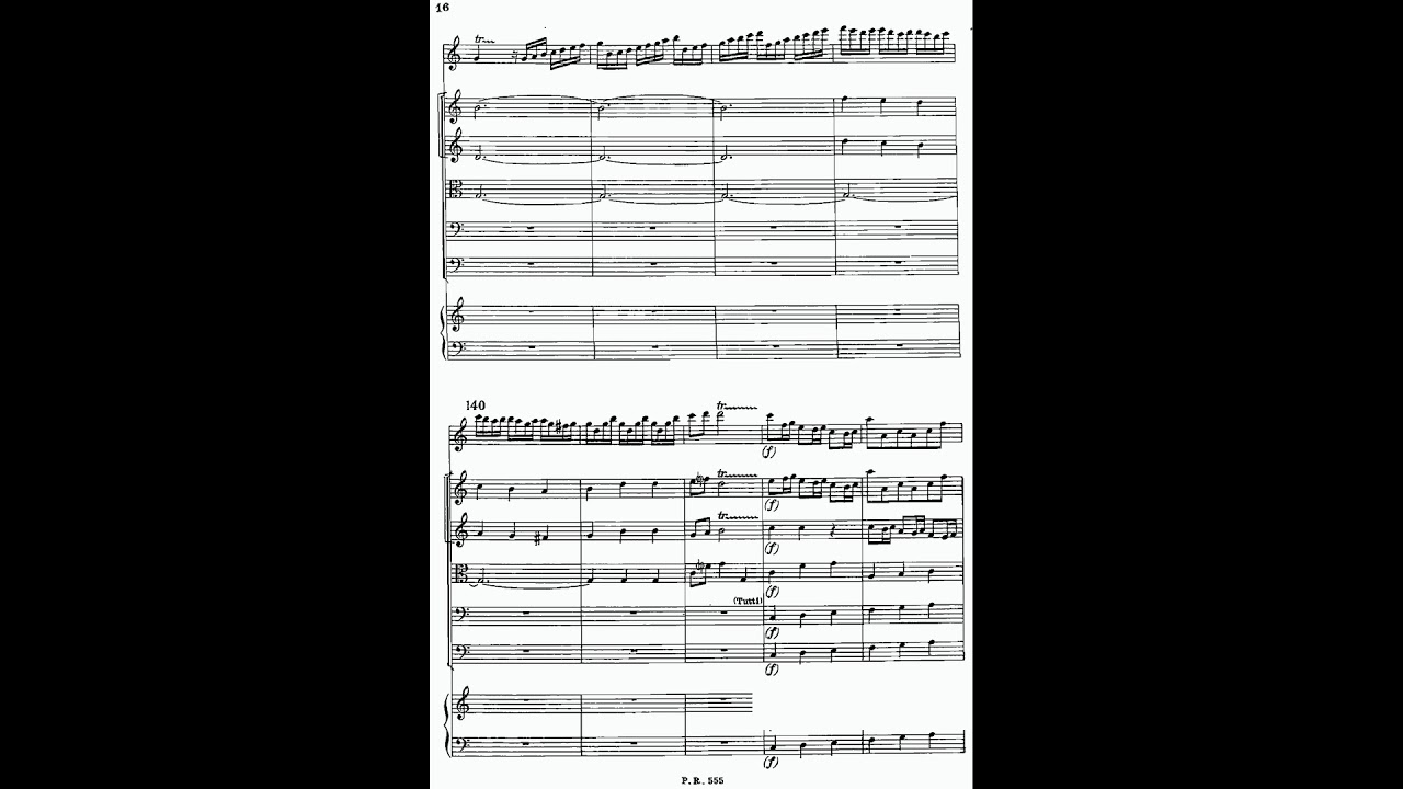Vivaldi - Flautino Concerto in C Major, RV 443 (Score)