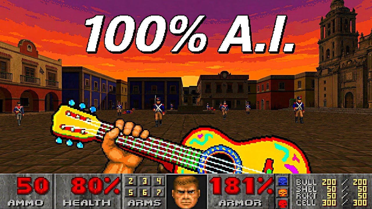 History of Mexico as a Doom Game (A.I. Video)