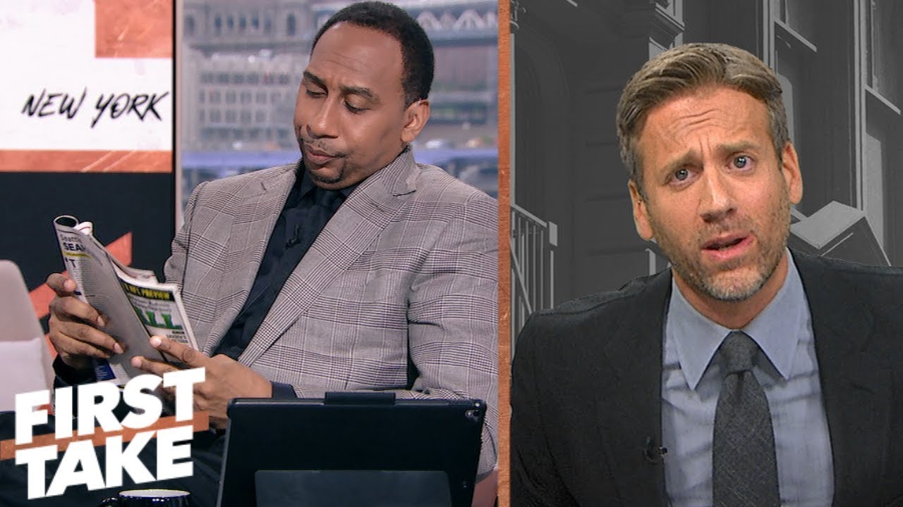 Stephen A. is fed up with Max's Tom Brady, Patriots slander | First Take | ESPN