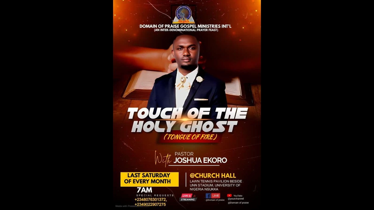 TOUCH OF THE HOLYGHOST SERVICE FEBRUARY EDITON 2026||