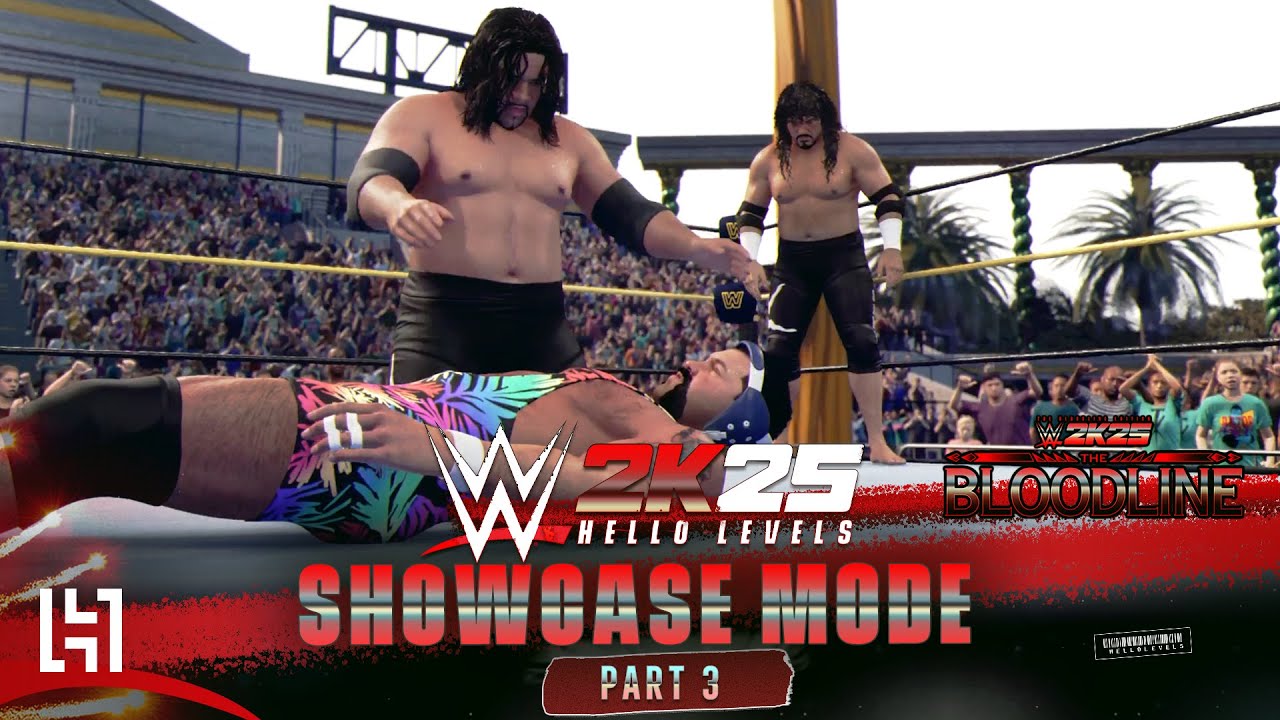 WWE 2K25 Showcase Mode Gameplay Part 3 - The Headshrinkers vs The Steiner Brothers Match
