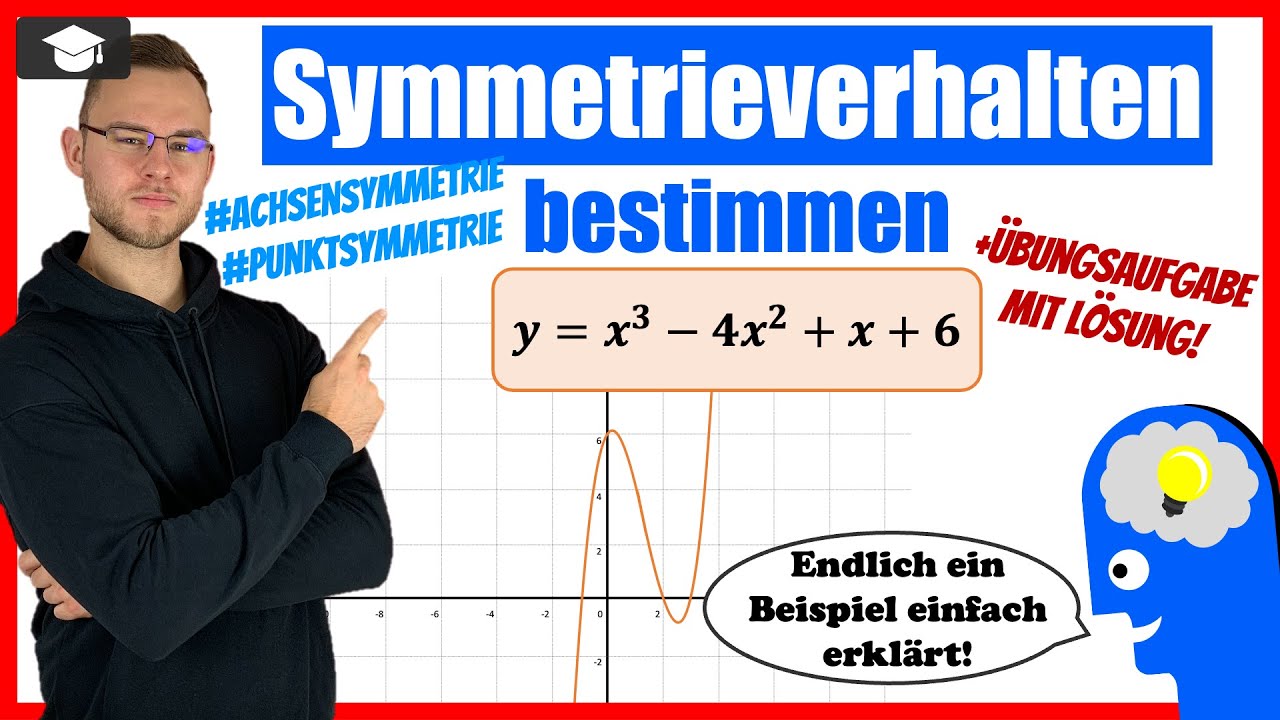 Polynomfunktion 3. Grades Symmetrieverhalten bestimmen