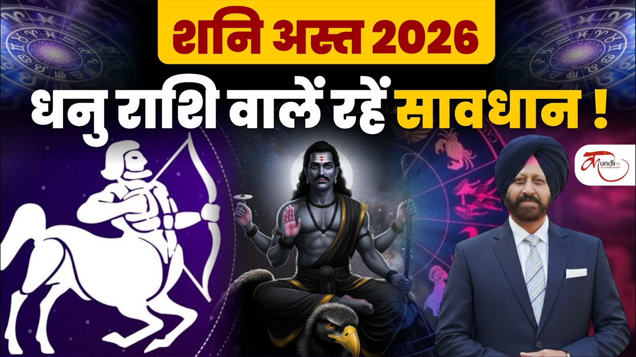 Shani Asta 2026 | धनु राशि वालें रहें सावधान | Sagittarius Shani Asta Effects | 9418033344