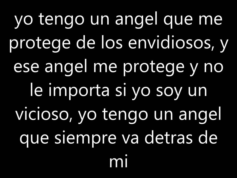yo tengo un &aacute;ngel tego calderon letra
