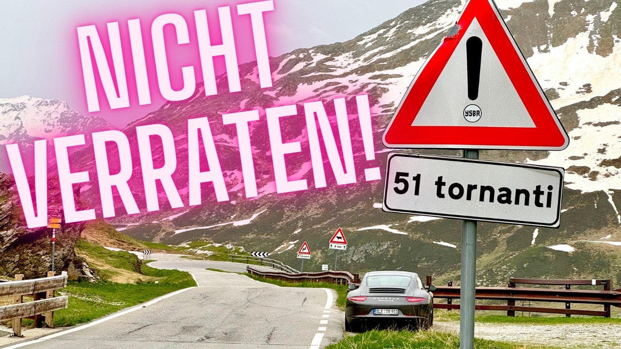 Der BESTE Alpenpass⁉️ 🤫 Im Porsche 991 über den Splügenpass