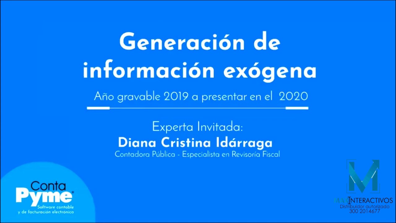Cómo presentar su información exógena - ContaPyme