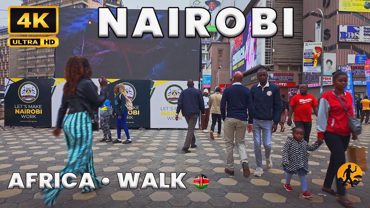 Nairobi City 🇰🇪 – Real Streets of Kenya | 4K Morning Walking Tour