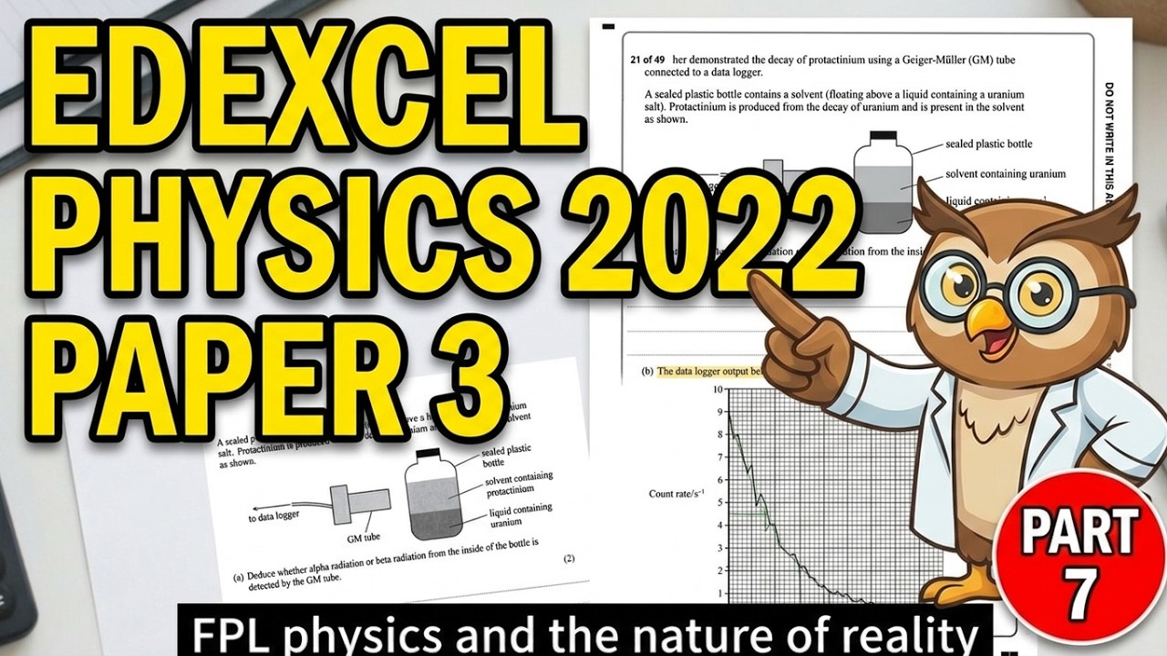 Edexcel Physics A-Level 2022 Paper 3 (part 7) Linear~IAL Unit 6: Nuclear, PV=NkT, SHM