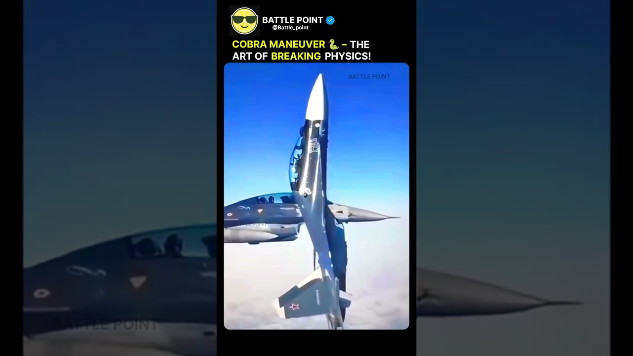 Crazy Russian Pilot 🐍 Performs COBRA MANEUVER &ndash; Su-30 Fighter Jet Breaks Physics