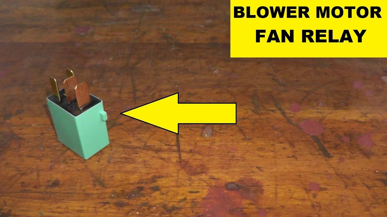 Blower Motor Fan Relay Testing and Replacement
