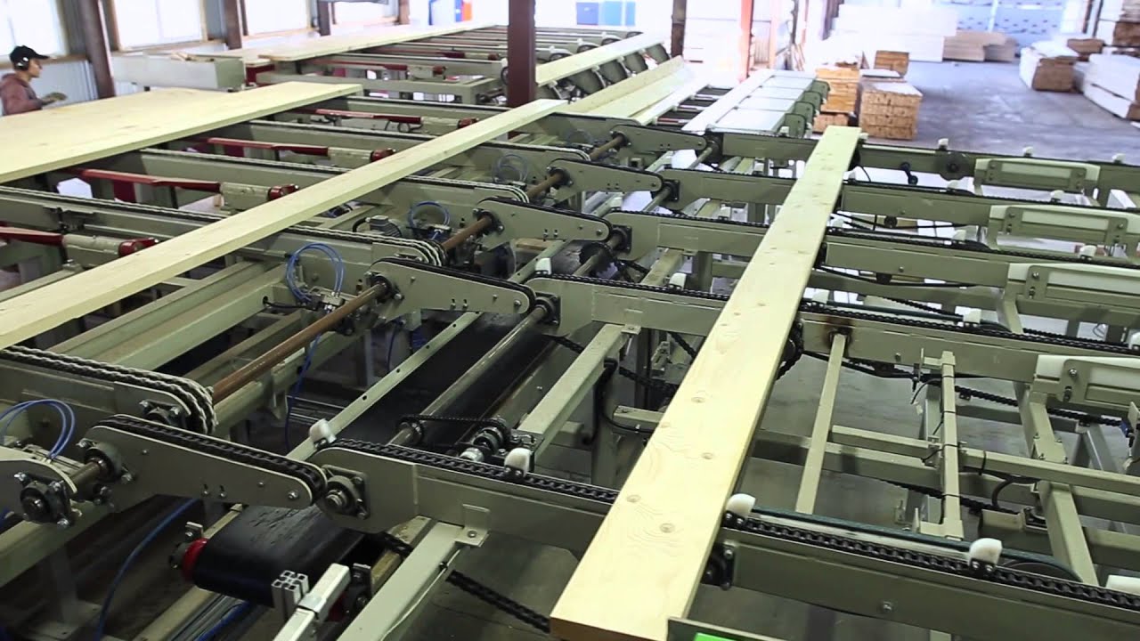 Techno Wood lentų obliavimo linija (Board planing line)