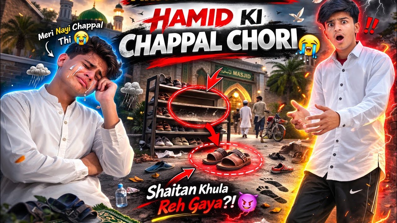 FIRST JUMMA RAMZAN 😭 | Hamid Ki Nayi Chappal Chori Ho Gayi 