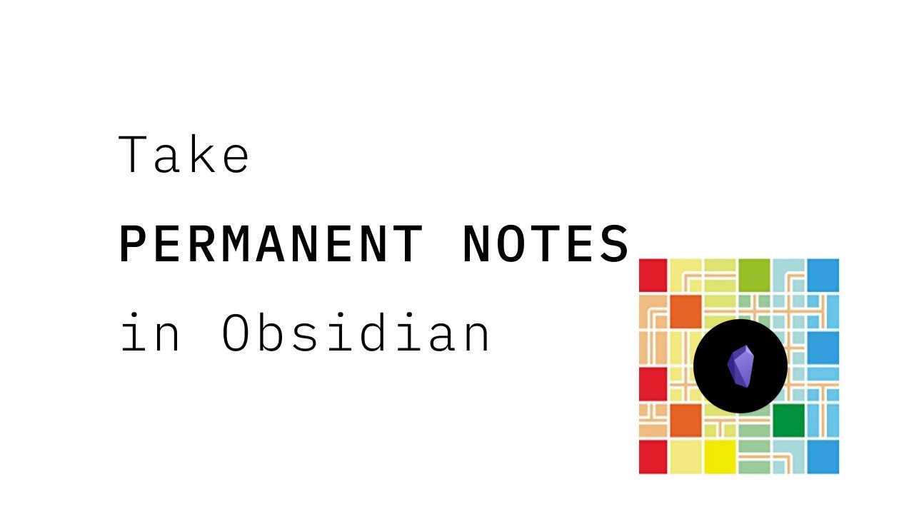 Take Permanent Notes in Obsidian