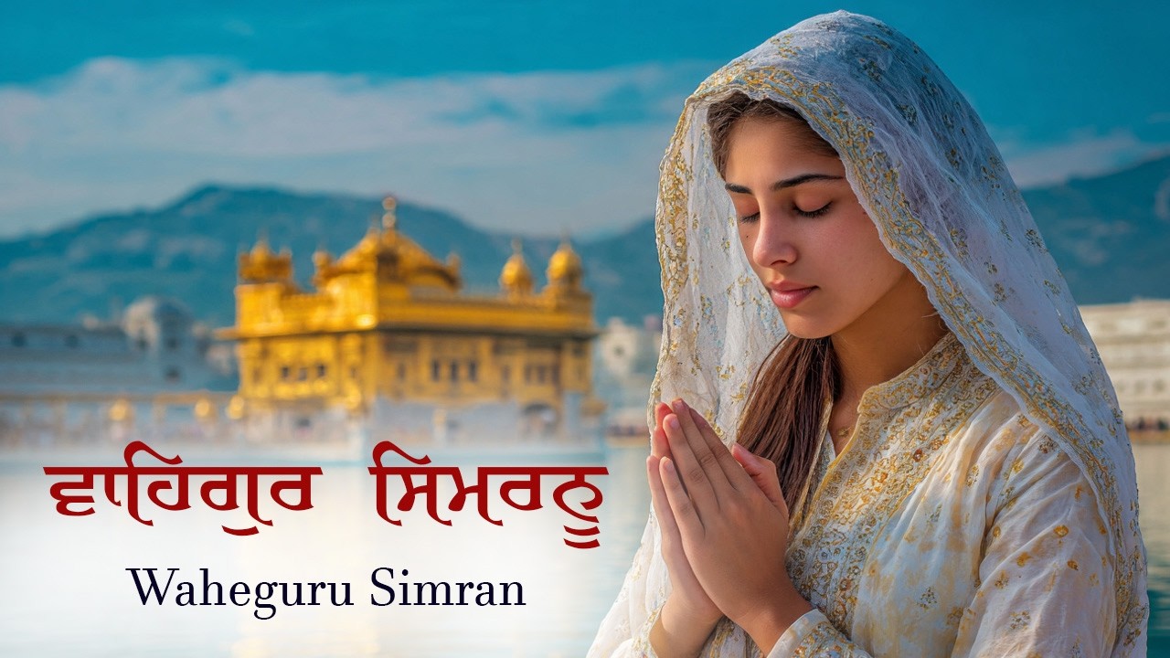 ਵਾਹਿਗੁਰੂ ਸਿਮਰਨ ~ Waheguru Simran ~ Best Relaxing Music #waheguruji #waheguru #wahegurusimran #wmk
