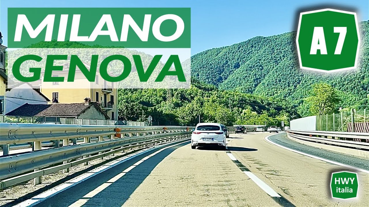 A7 | MILANO - GENOVA | Autostrada dei Giovi | percorso completo