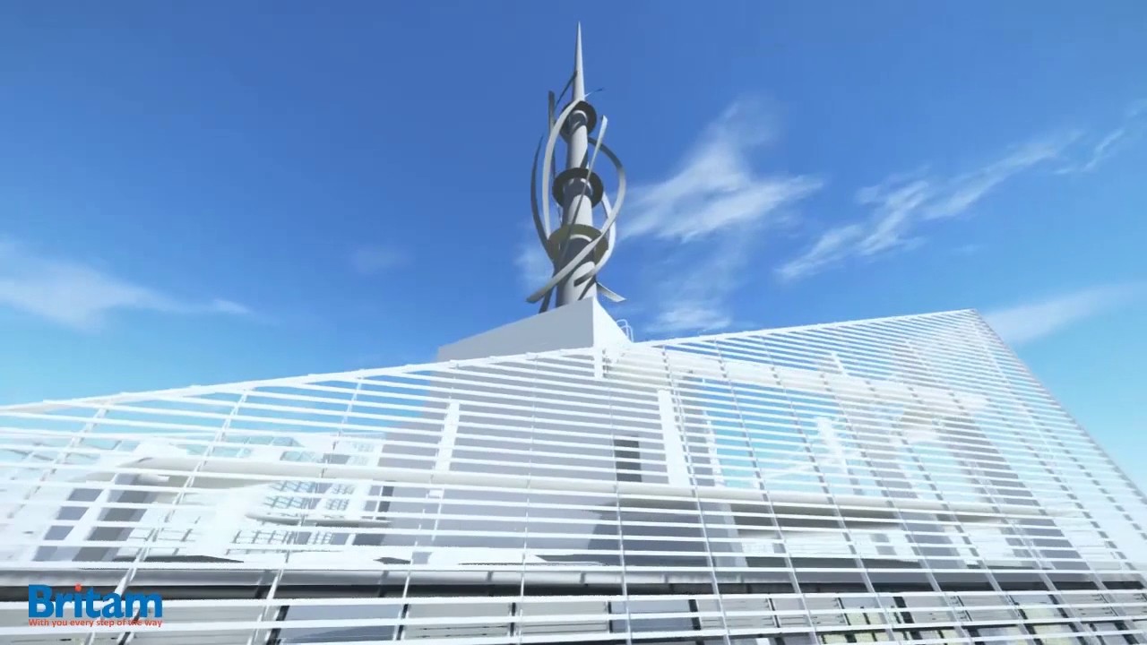 Britam tower animation