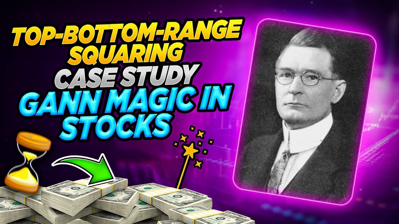 WD Gann Top Bottom Range Squaring | Case Study | Art Of WD Gann