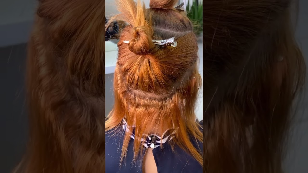 Mega Hair de queratina #megahair #explorar #extension #hair #aprender #cabelobrasileiro