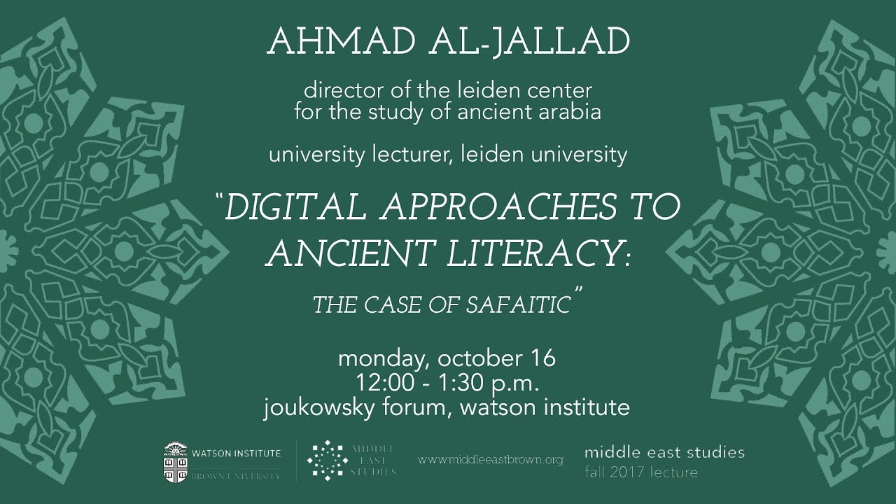 Digital Approaches to Ancient Literacy: The Case of Safaitic