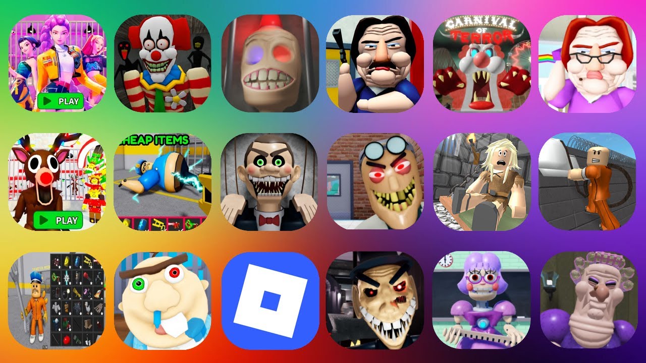 ROBLOX,99 NIGHTS IN FOREST RAM,CAPPUCCINO ASSASSINO,MR. STINKY DETENTION!,Wilson's PRISON..