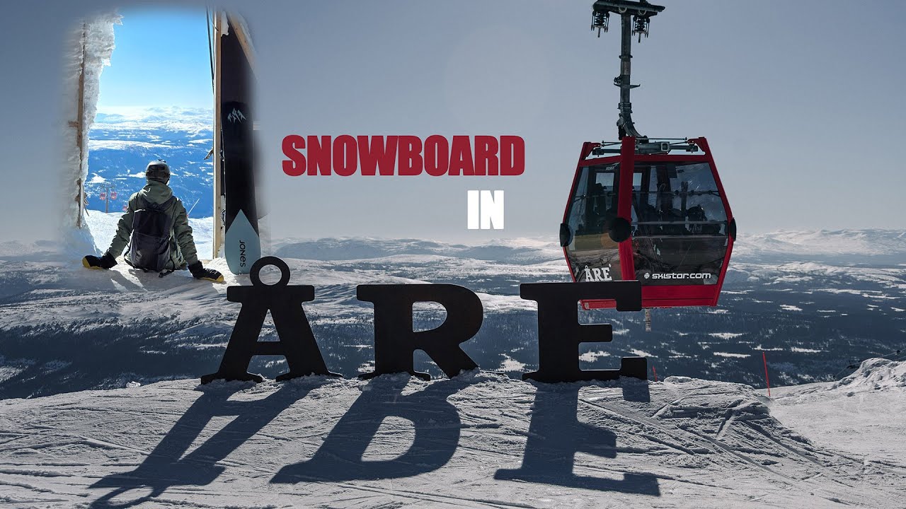 SNOWBOARD IN ARE, SWEDEN | INSTA360 ACE PRO PART 3