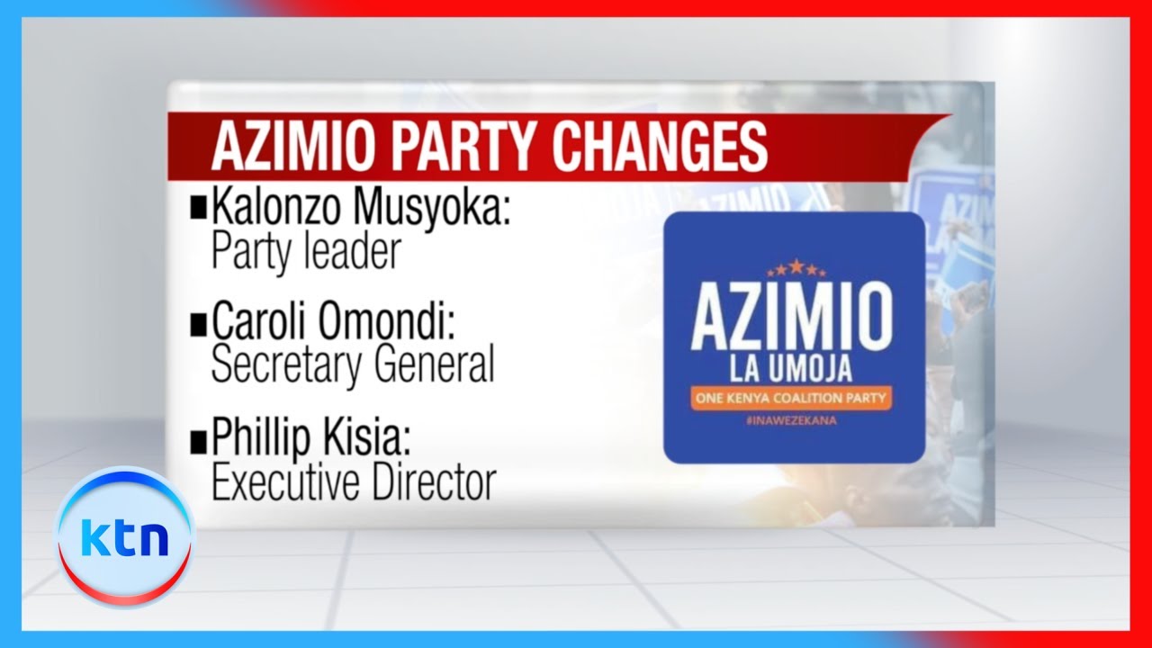 The new look Azimio: Azimio faces political realignment within its ranks