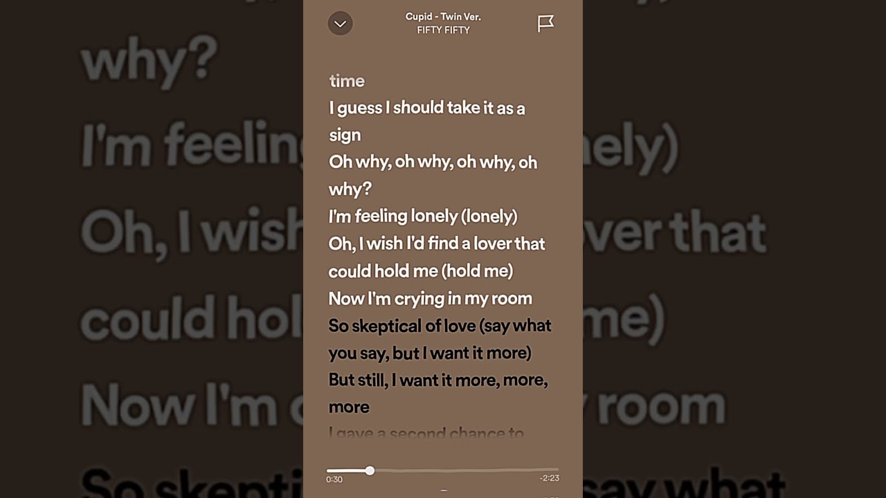 cupid twin ver sped up - FIFTY FIFTY #music #spedup