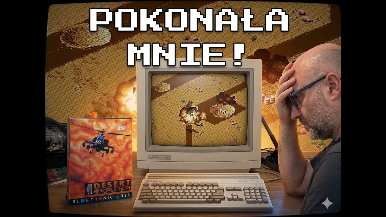 Unboxing i Gameplay: Desert Strike na Amidze 1200. Czas uratować świat!