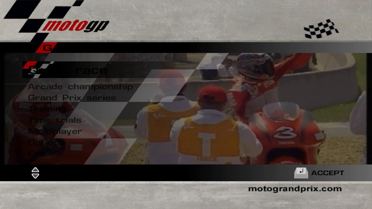 MotoGP URT (2000) - Soundtrack [High Quality] - Menu / Frontend + Ingame Video