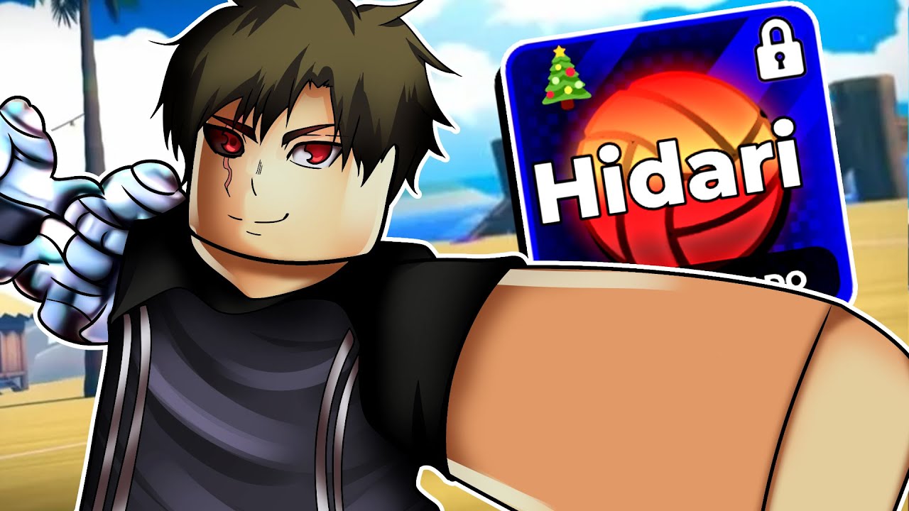 HIDARI É O SPIKER MAIS FORTE DO VOLLEYBALL LEGENDS, E EU FINALMENTE JOGUEI COM ELE... (ROBLOX)