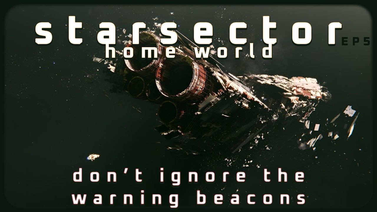 Don't Ignore The Warning Beacons in Starsector Home World - Outcasts Colonize a Home // EP5