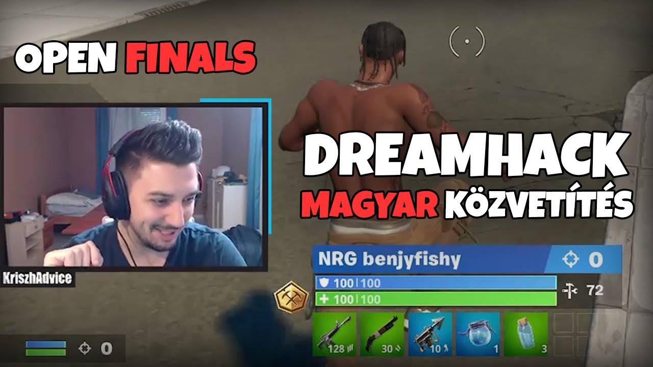 DREAMHACK MAGYAR KÖZVETÍTÉS (Fortnite Battle Royale)