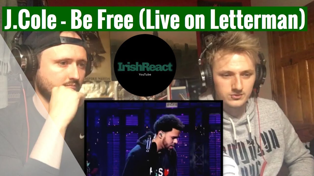 J. Cole - Be Free - live on David Letterman (Reaction!)