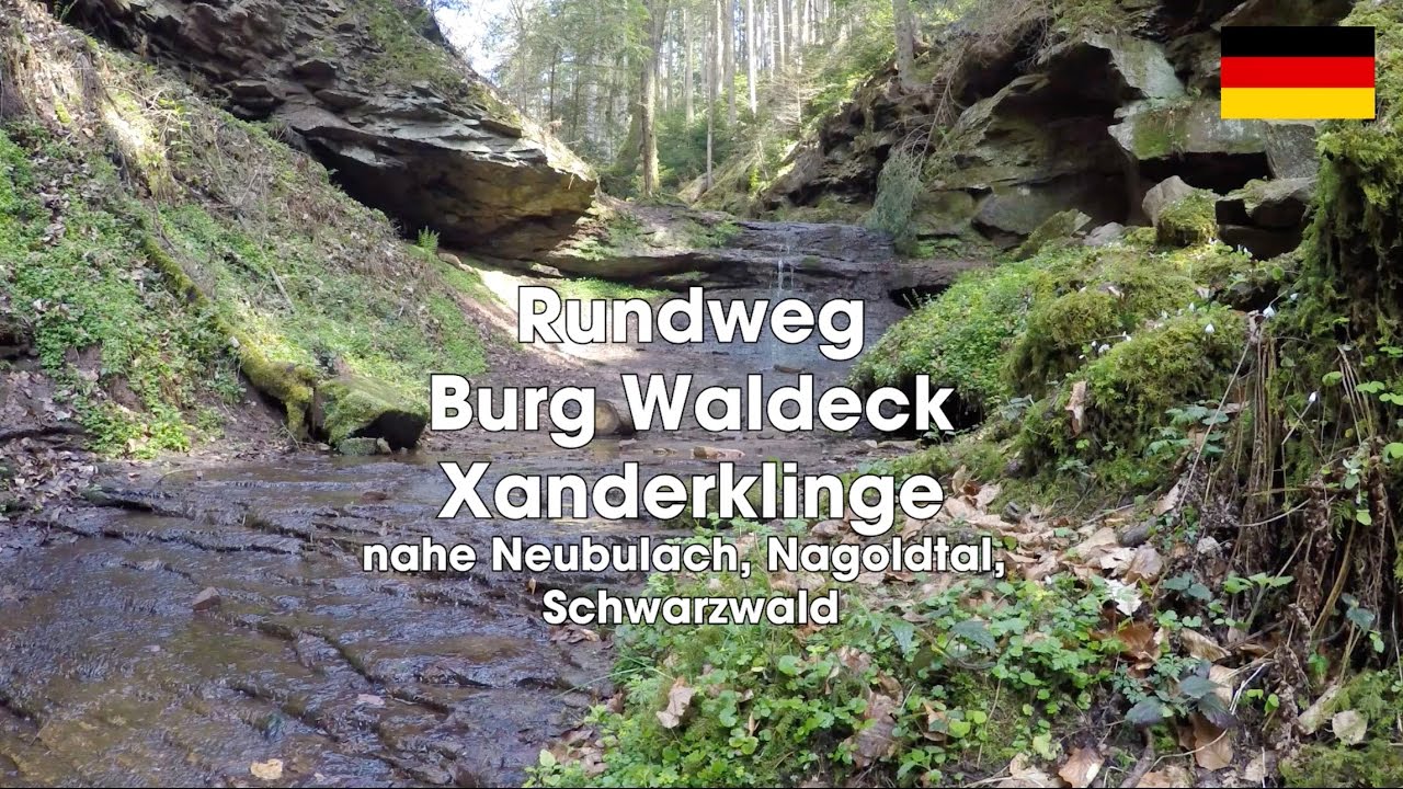 Wanderung Burg Waldeck und Xanderklinge deutsch