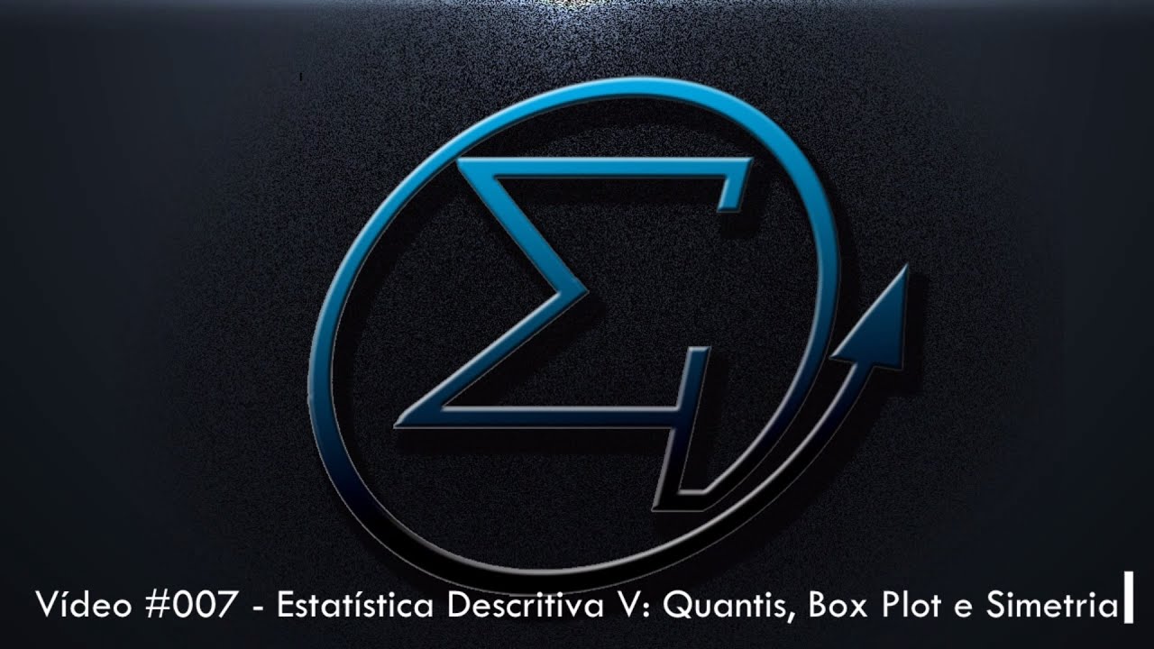 #007 - Estatística Descritiva V - Quantis, BoxPlot e Simetria