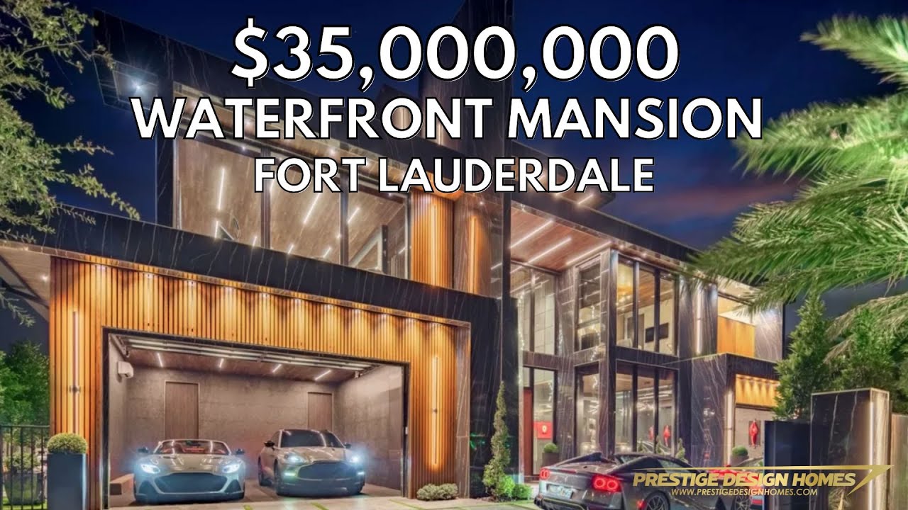 $35,000,000 Waterfront Mansion Fort Lauderdale - 733 Middle River Dr. PrestigeDesignHomes.com