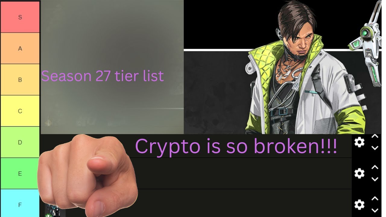 S27 Apex legends tier list
