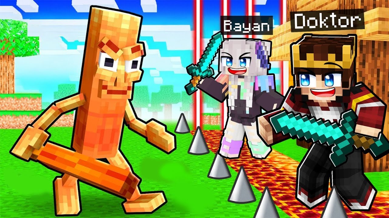 TUNG TUNG TUNG  SAHUR VS GÜVENLİ EV 😱 - Minecraft