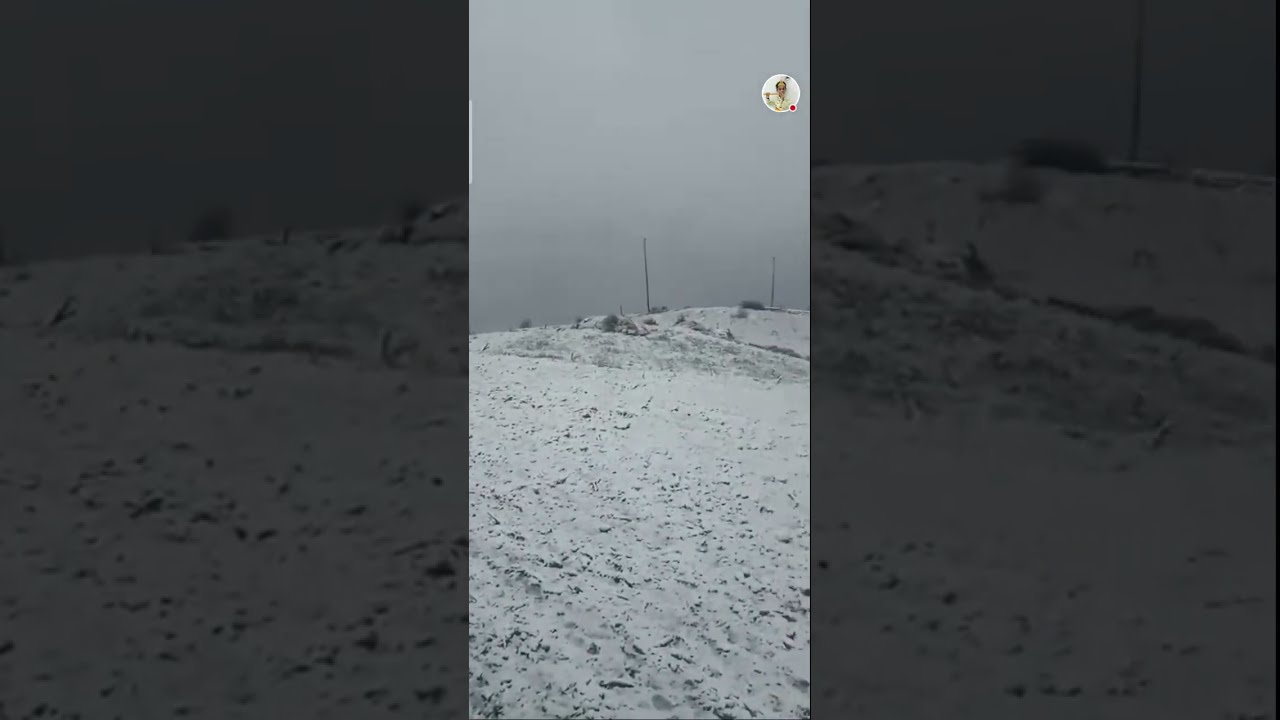 snowfall view in village ❄️❄️🌨️🌨️🌨️