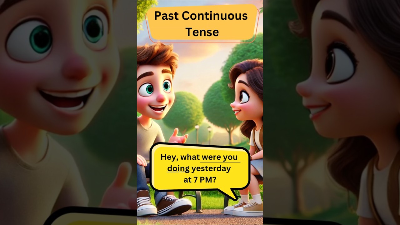 past Continuous Tense English conversation #englishlanguage #english #tense #learnenglish