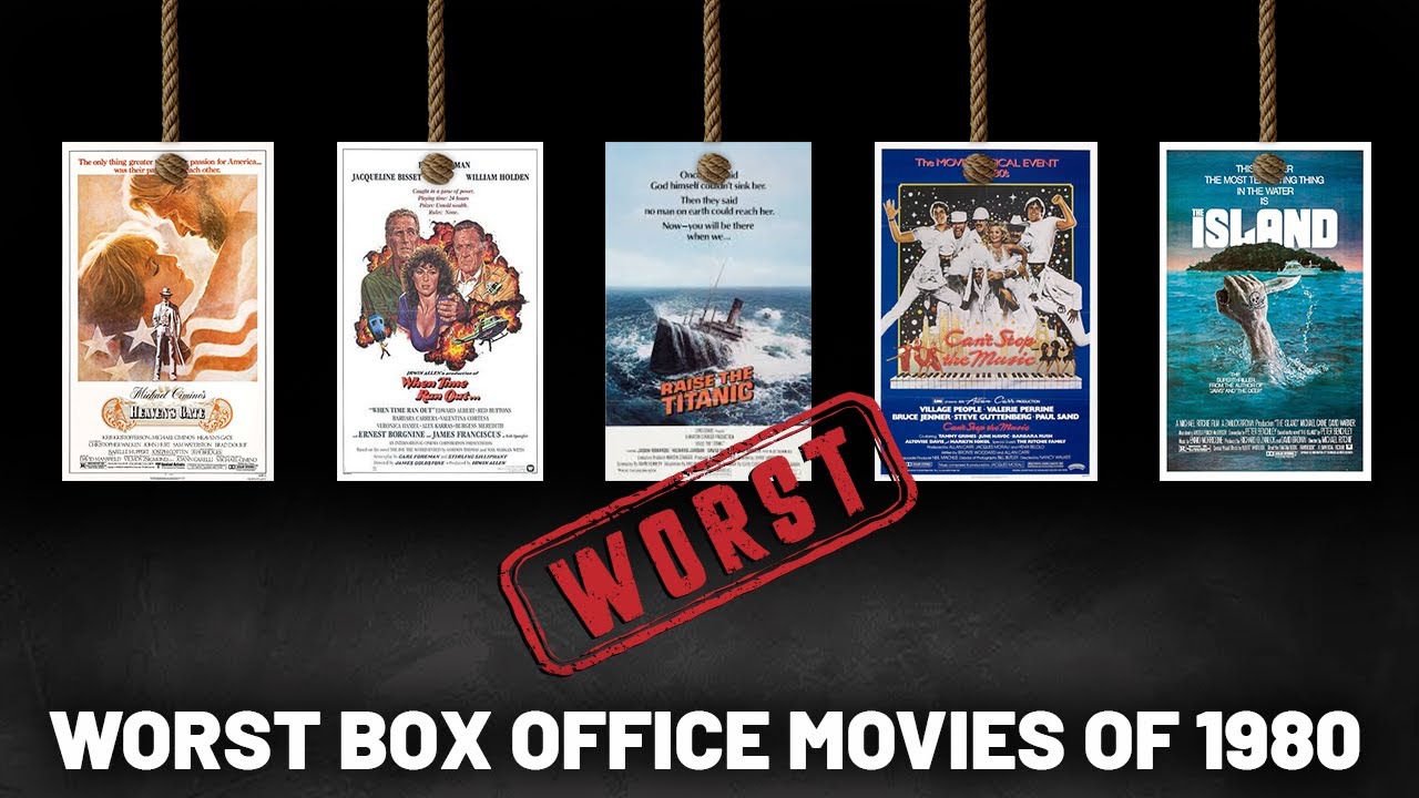 The 13 Worst Box Office DISASTERS of 1980 Hollywood’s Costliest Mistakes