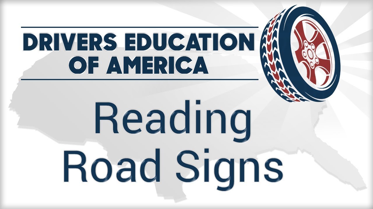 Road Signs - Online Adult Drivers Ed For Texas Driver's License