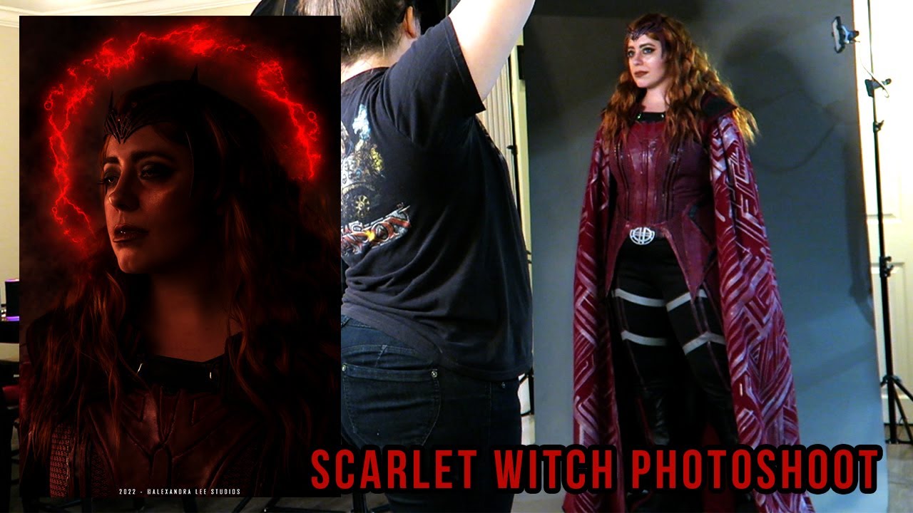 Back to CHAOS | Scarlet Witch photoshoot behind the scenes