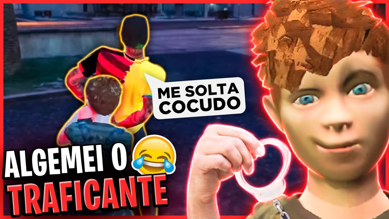 IRRITEI O DONO DO MORRO 🤣 (Lobinho GTA RP)