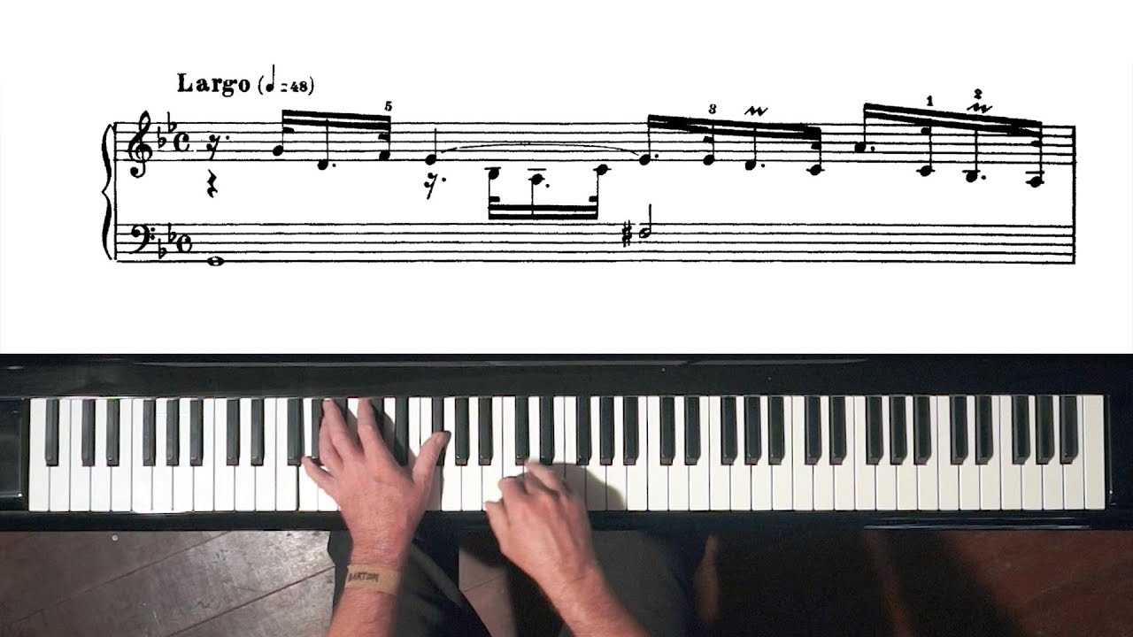 Bach Prelude and Fugue No.16 Well Tempered Clavier, Book 2 with Harmonic Pedal